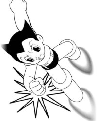 Malvorlage Astro Boy kostenlos 1