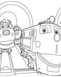 Malvorlage Chuggington - Die Loks sind los kostenlos 2