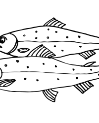 Malvorlage Fisch kostenlos 5