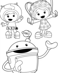 Malvorlage Team umizoomi kostenlos 1